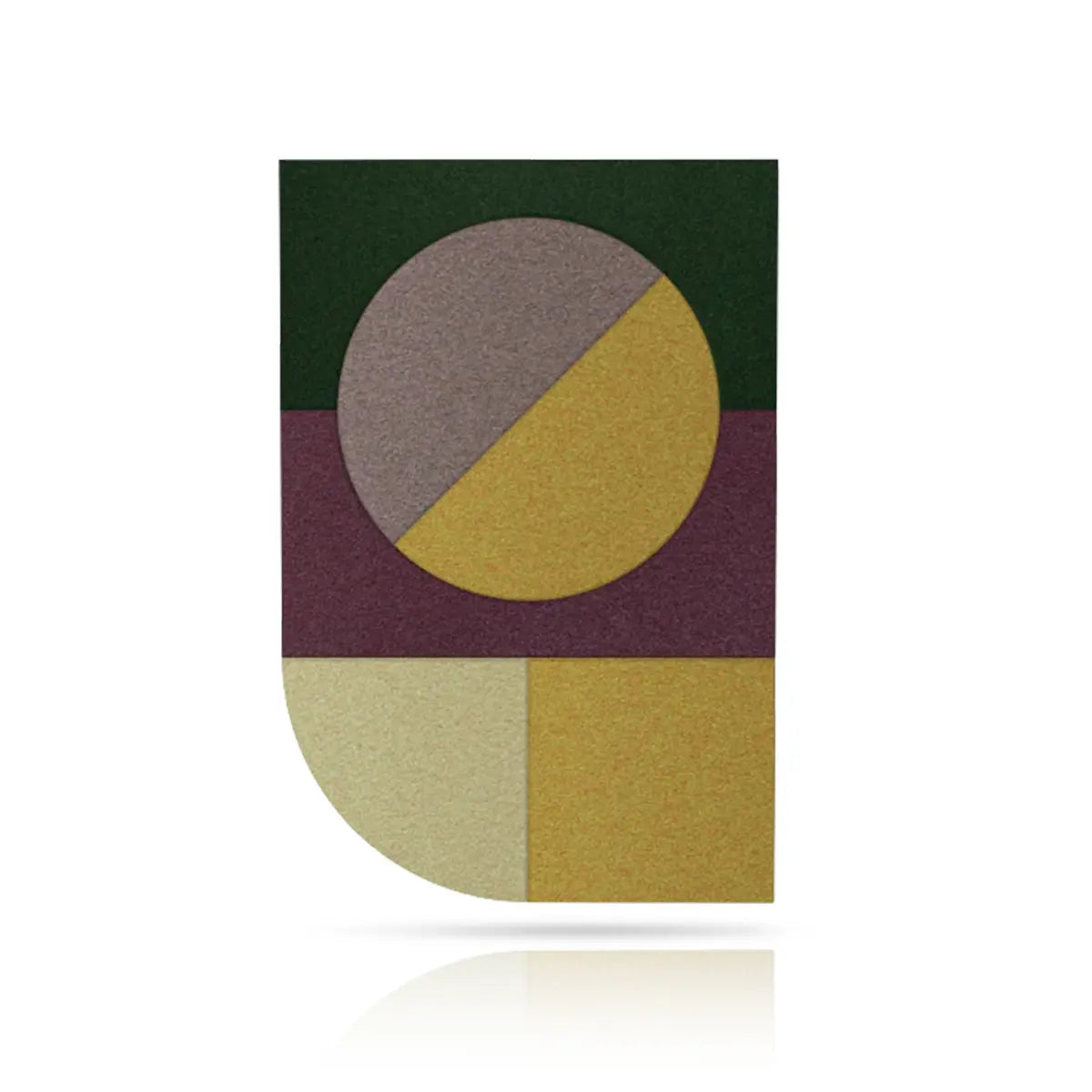 Acoustic Wall Art Panels FAN 3 fig swatch on white background Decormania eu