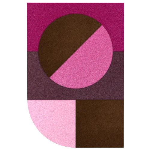 Acoustic Wall Art Panels FAN 3 macaroon swatch on white background Decormania eu