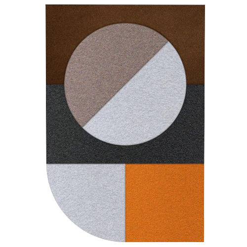 Acoustic Wall Art Panels FAN 3 ore swatch on white background Decormania eu