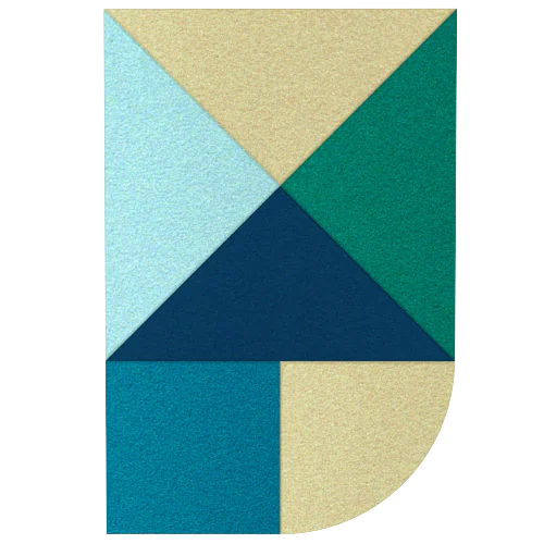 Acoustic Wall Art Panels FAN 4 on white background Decormania eu