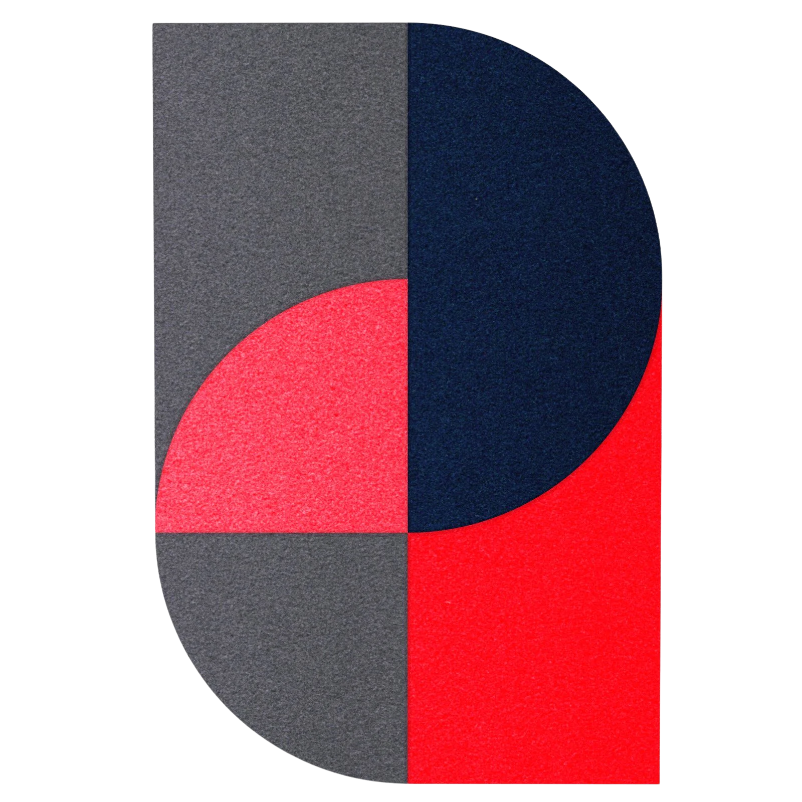 Acoustic Wall Art Panels FAN 5 lava swatch on white background Decormania eu