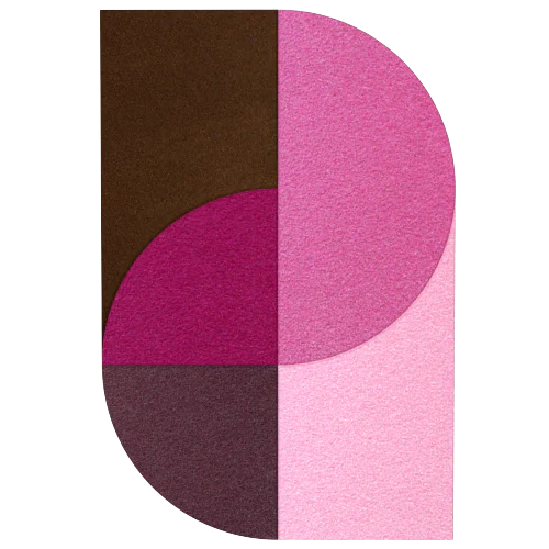 Acoustic Wall Art Panels FAN 5 macaroon swatch on white background Decormania eu