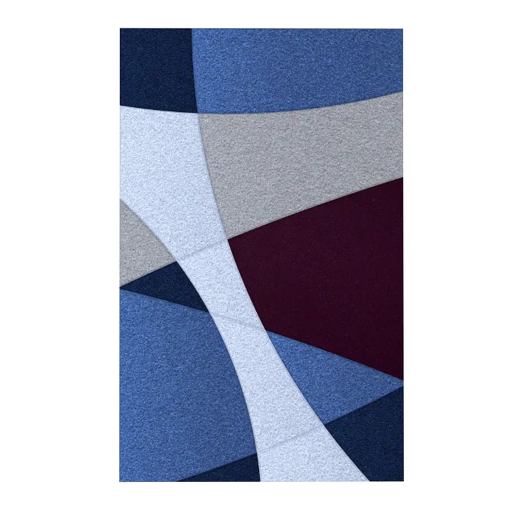 Acoustic Wall Art Panels FUSION 2 plum swatch on white background DecorMania eu