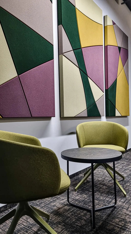 Acoustic Wall Art Panels FUSION 3 fig composition DecorMania eu