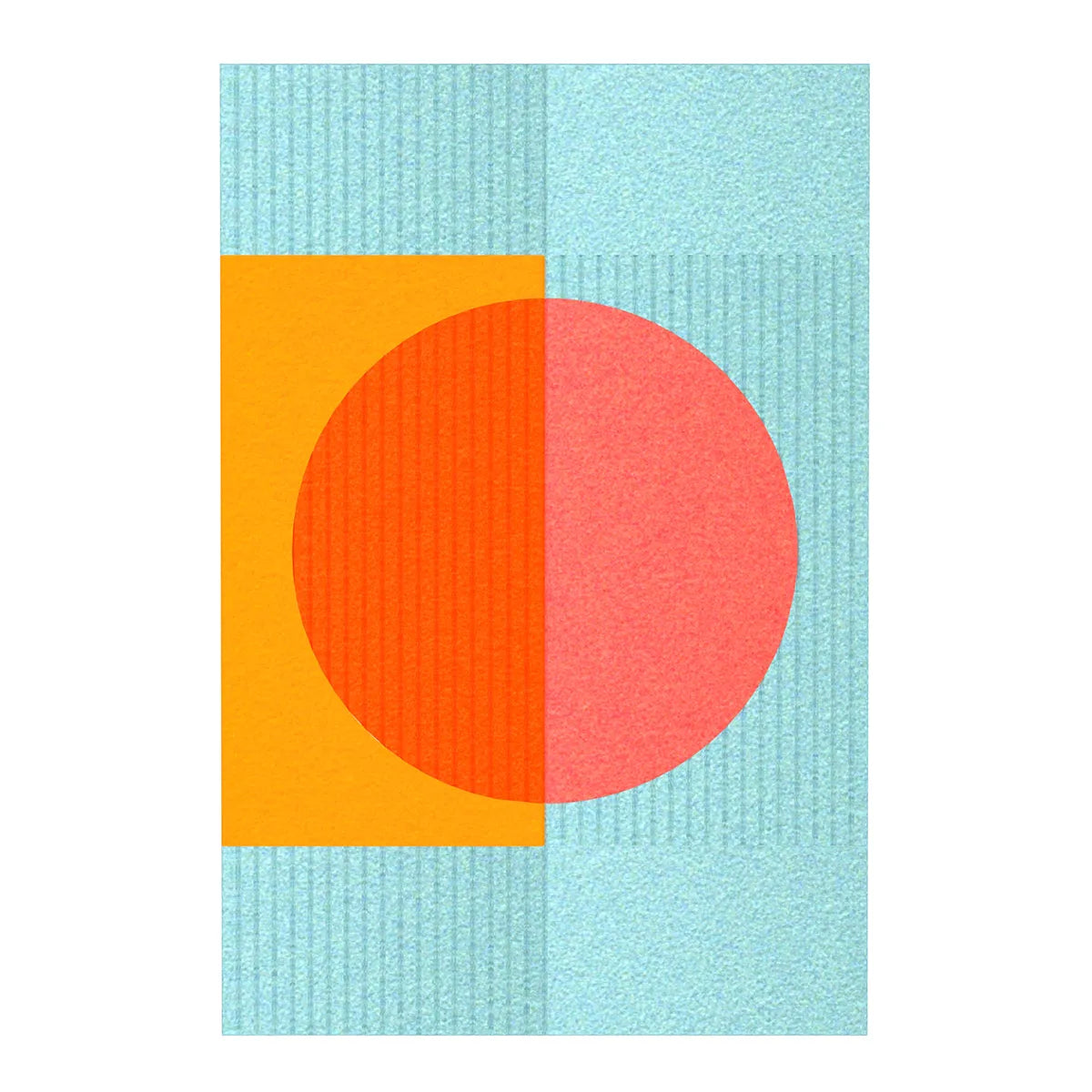 Acoustic Wall Art Panels RING 1 energy swatch on white background Decormania eu