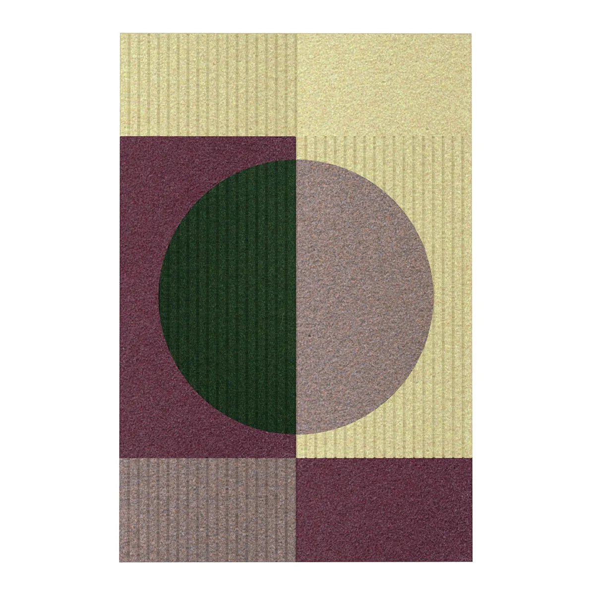 Acoustic Wall Art Panels RING 1 fig swatch on white background Decormania eu