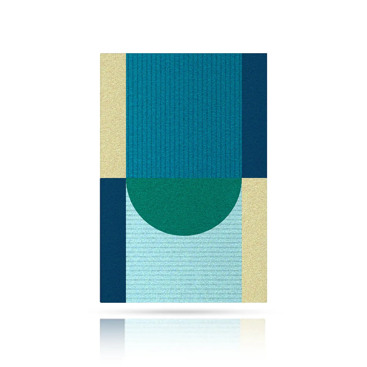 Acoustic Wall Art Panels RING 2 ocean swatch on white background Decormania eu