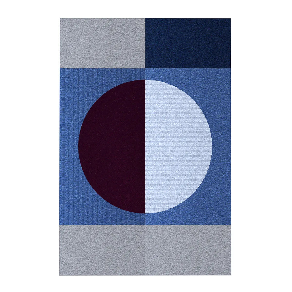 Acoustic Wall Art Panels RING 3 plum swatch on white background Decormania eu