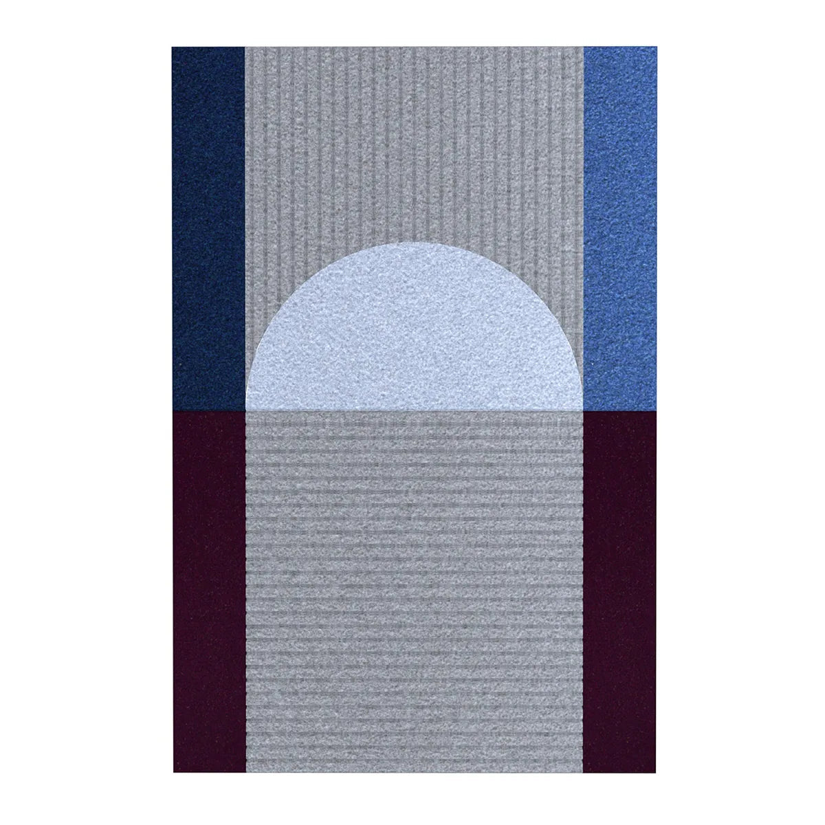 Acoustic Wall Art Panels RING 4 plum swatch on white background Decormania eu