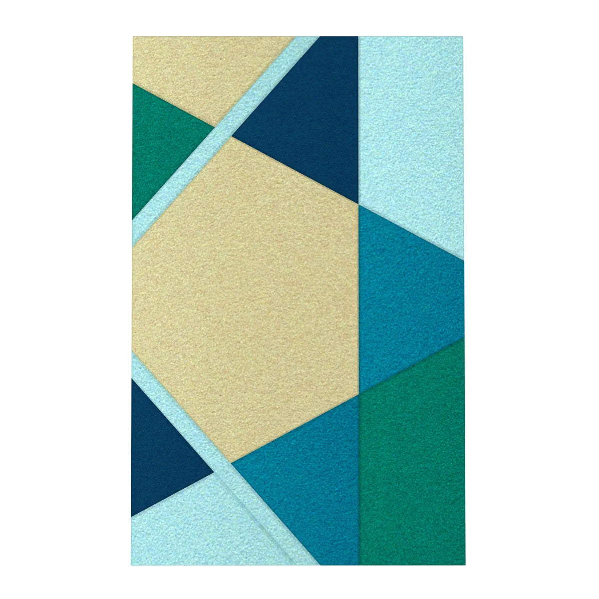 Acoustic Wall Art Panels SAIL 1 ocean swatch on white background Decormania eu