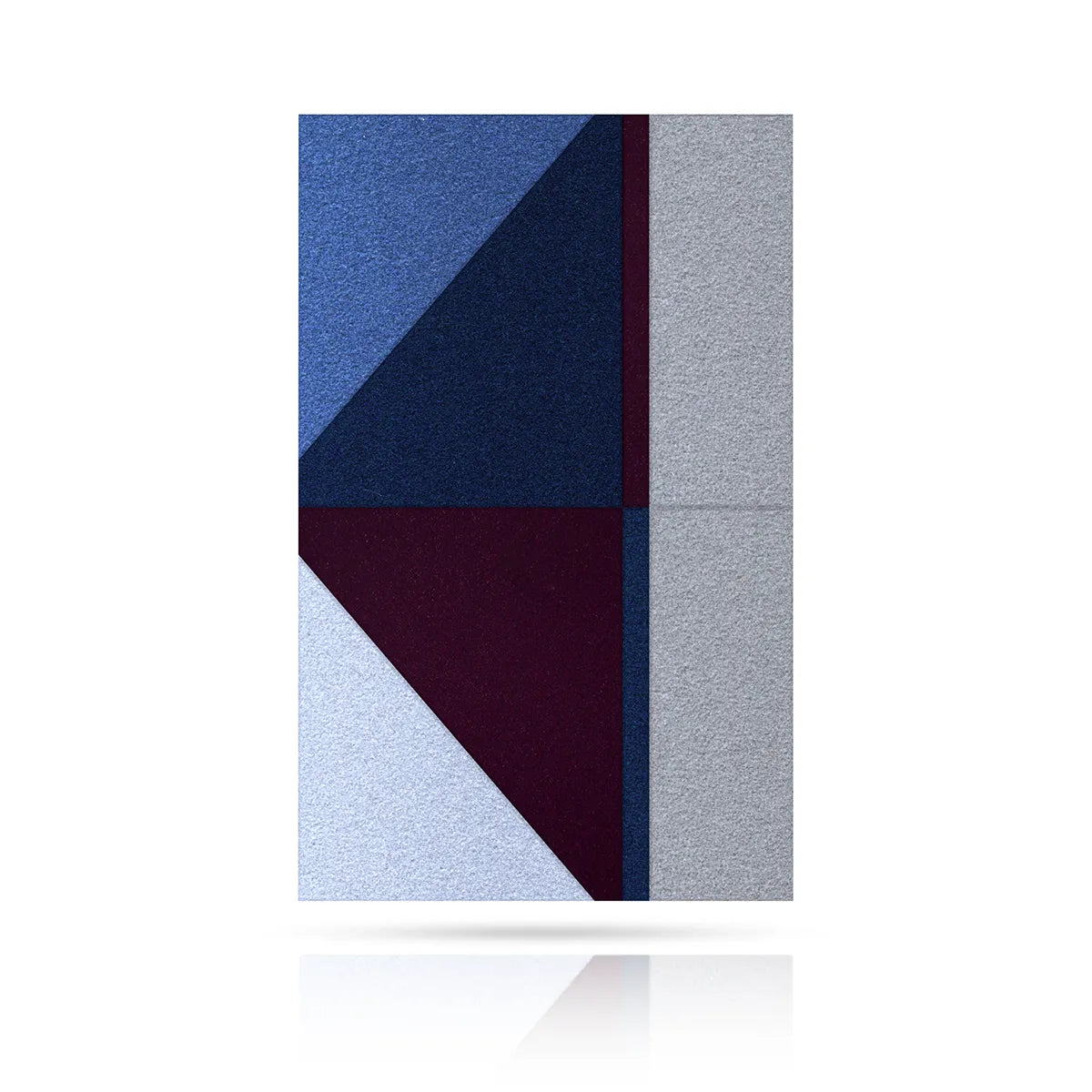 Acoustic Wall Art Panels SAIL 2 plum on white background Decormania eu