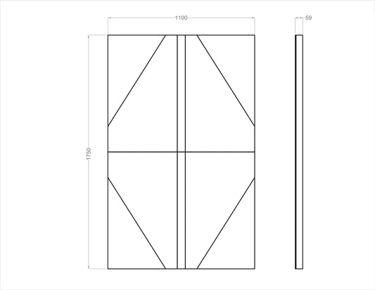 Acoustic Wall Art Panels SAIL 3 dimensions DecorMania eu