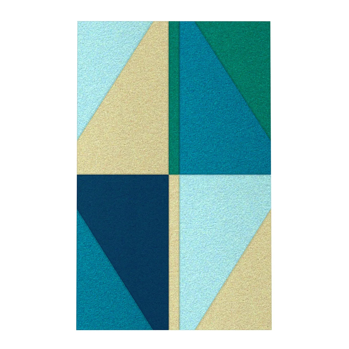 Acoustic Wall Art Panels SAIL 3 ocean swatch on white background DecorMania eu