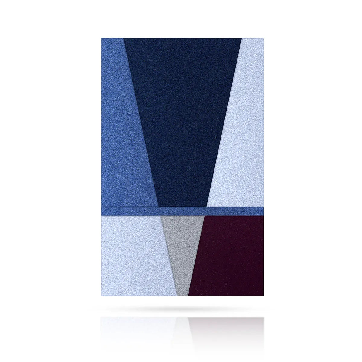 Acoustic Wall Art Panels SAIL 4 plum swatch on white background Decormania eu