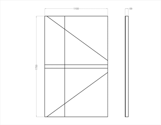 Acoustic Wall Art Panels SAIL 5 dimensions Decormania eu