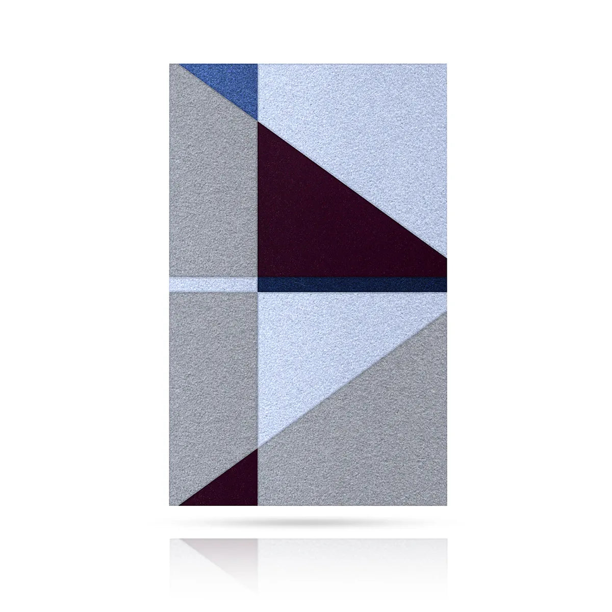 Acoustic Wall Art Panels SAIL 5 Plum swatch on white background Decormania eu