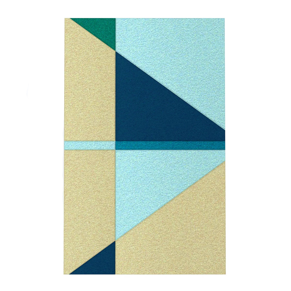 Acoustic Wall Art Panels SAIL 5 ocean swatch on white background Decormania eu