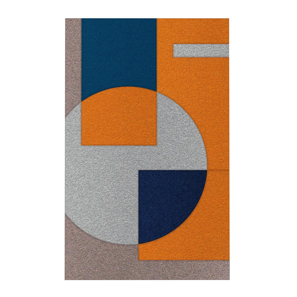 Acoustic Wall Art Panels SHAPES 1 beetle swatch on white background Decormania eu