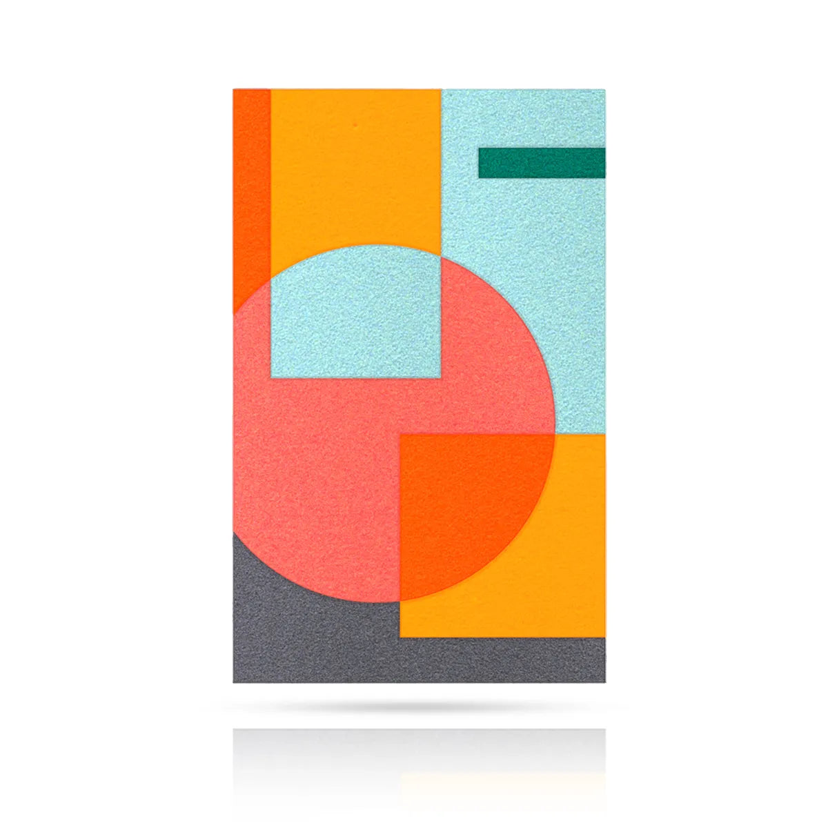 Acoustic Wall Art Panels SHAPES 1 energy swatch on white background Decormania eu