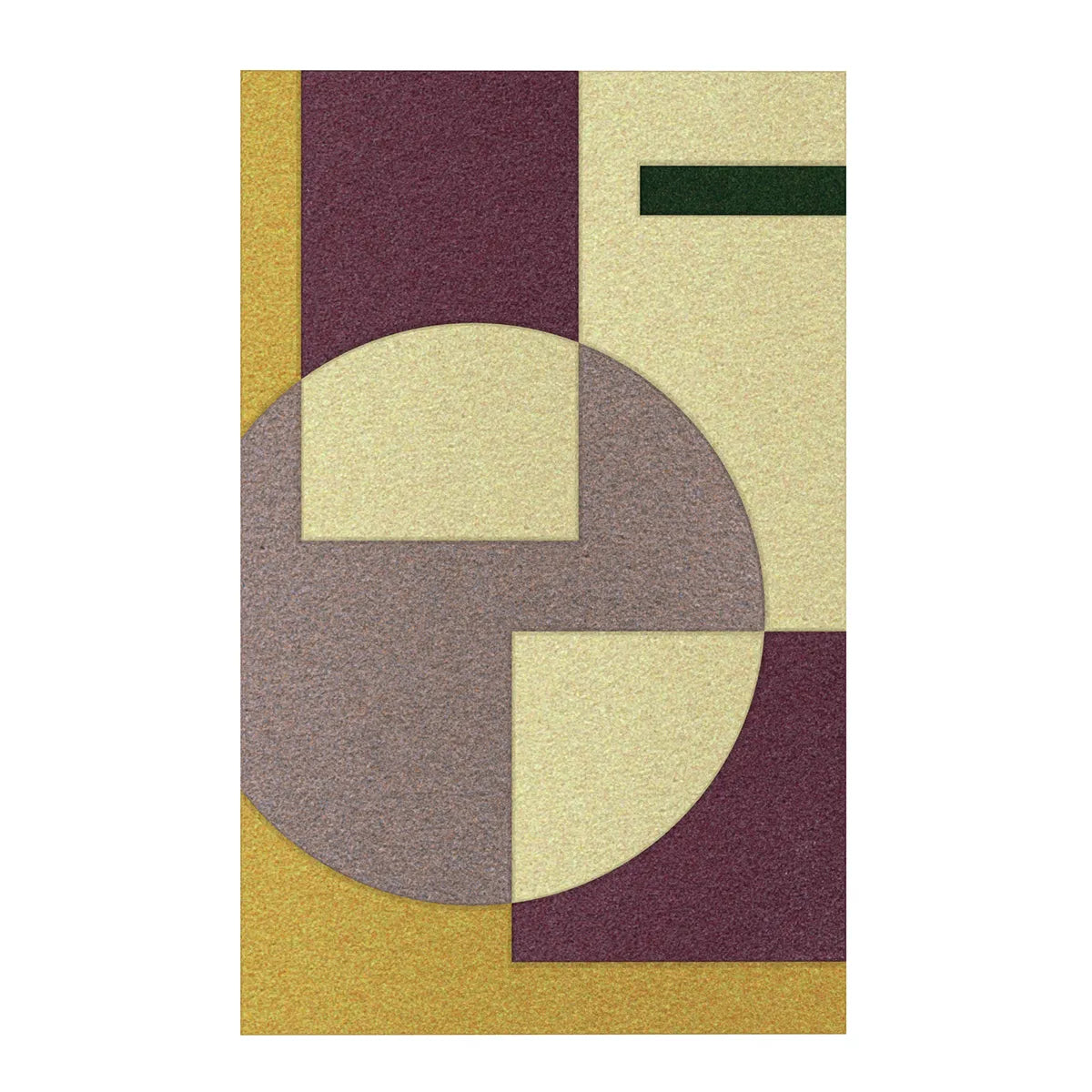 Acoustic Wall Art Panels SHAPES 1 fig swatch on white background Decormania eu