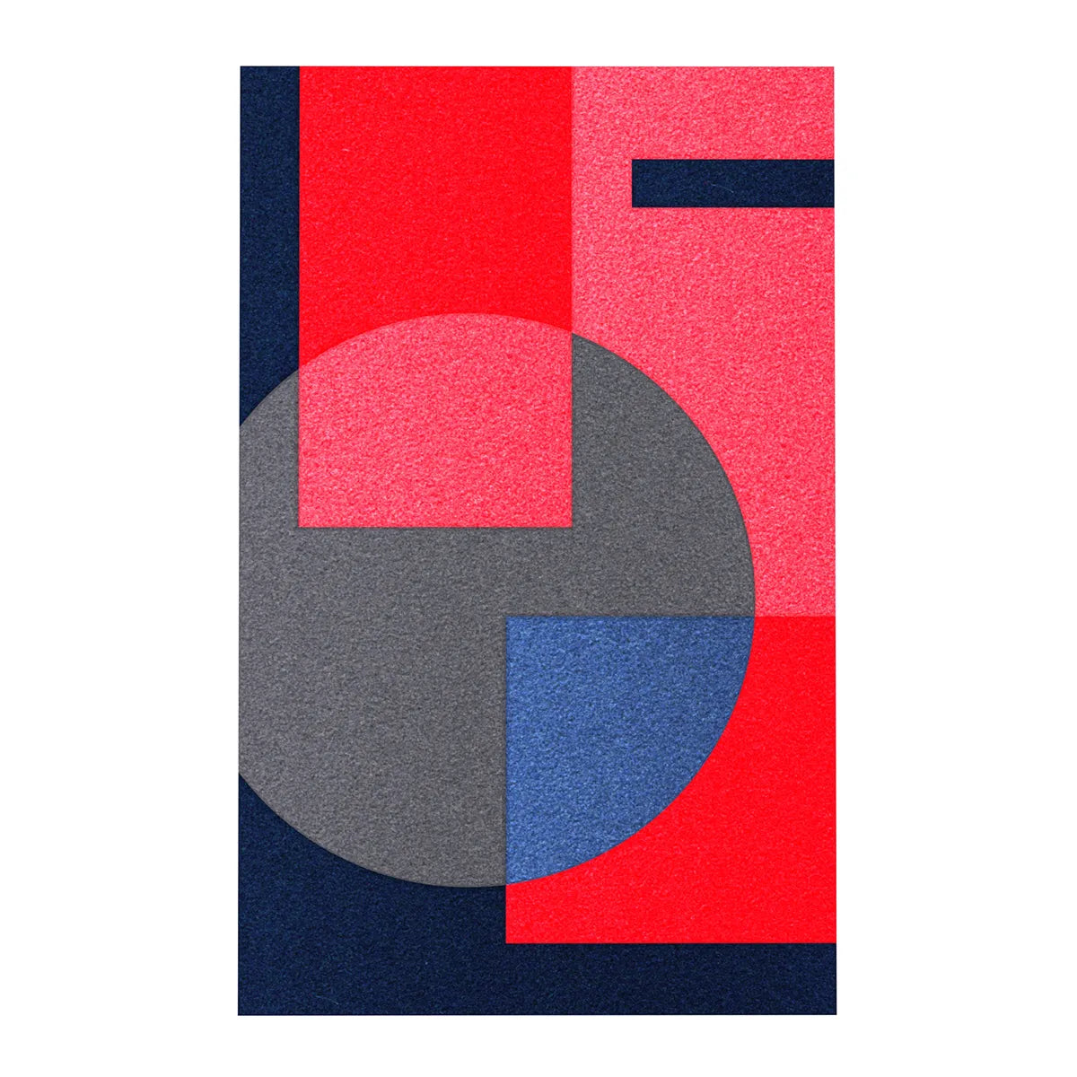 Acoustic Wall Art Panels SHAPES 1 lava swatch on white background Decormania eu