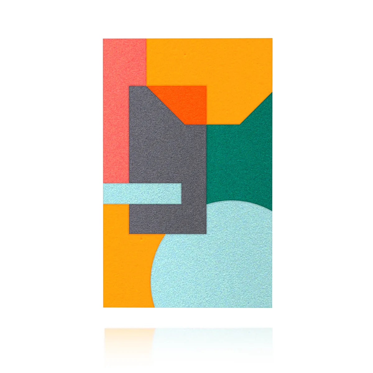 Acoustic Wall Art Panels SHAPES 2 energy swatch on white background Decormania eu