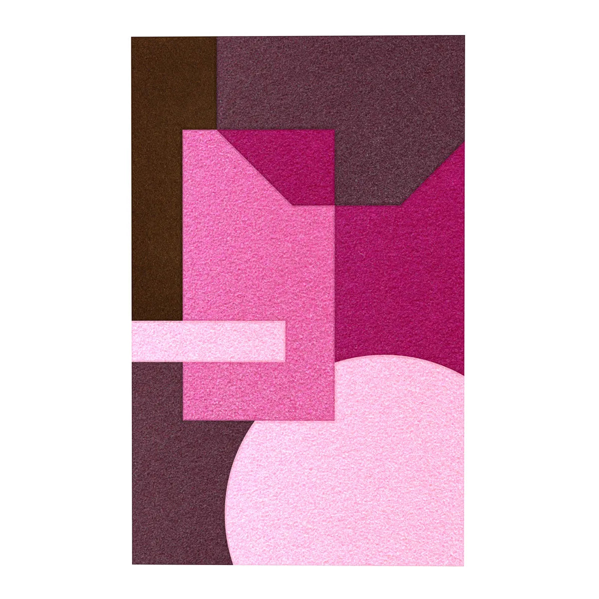 Acoustic Wall Art Panels SHAPES 2 macaroon swatch on white background Decormania eu