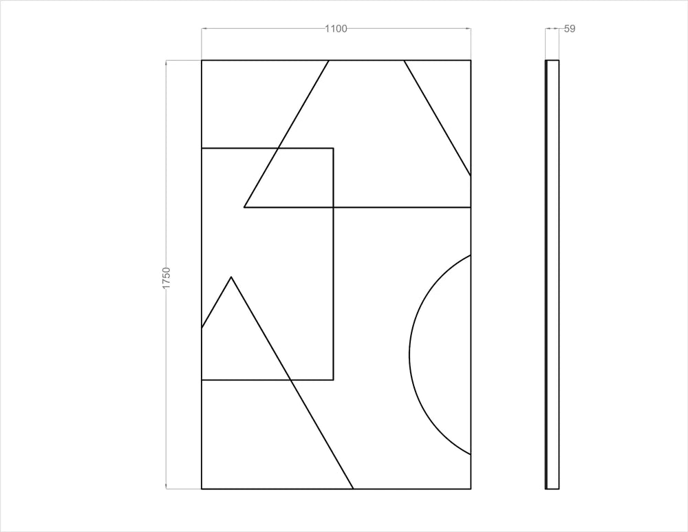 Acoustic Wall Art Panels SHAPES 3 dimensions Decormania eu