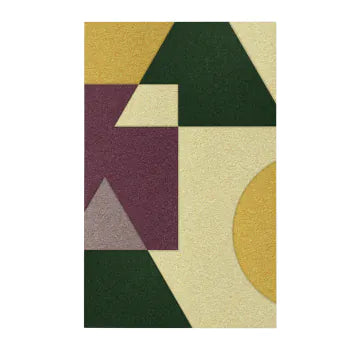 Acoustic Wall Art Panels SHAPES 3 fig swatch on white background Decormania eu