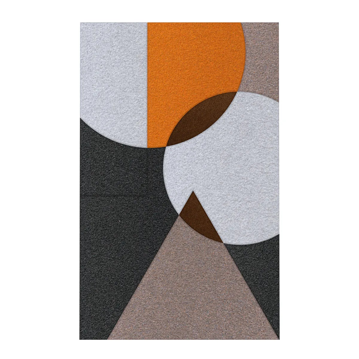 Acoustic Wall Art Panels SHAPES 4 ore swatch on white background Decormnia eu