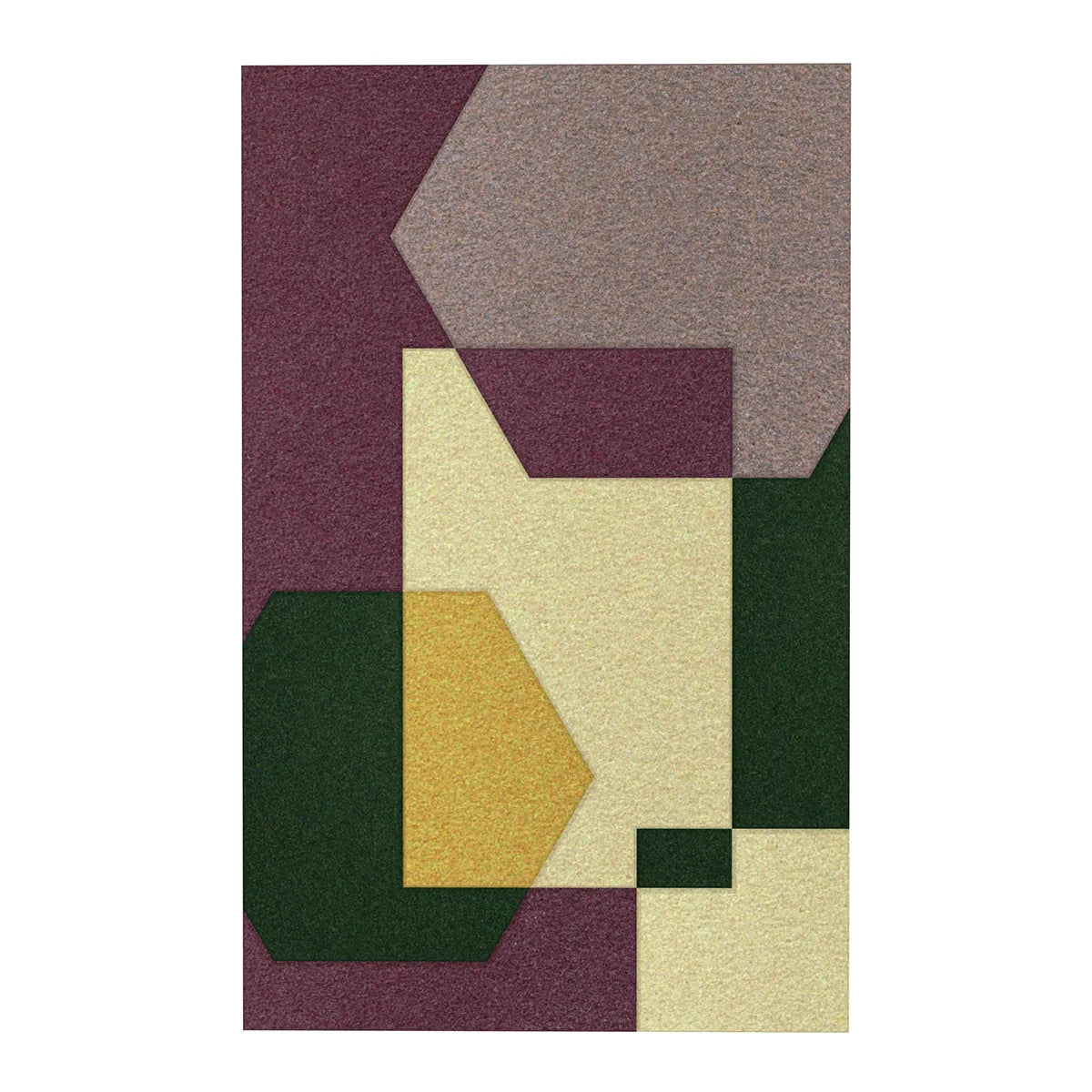 Acoustic Wall Art Panels SHAPES 5 fig swatch on white background Decormania eu