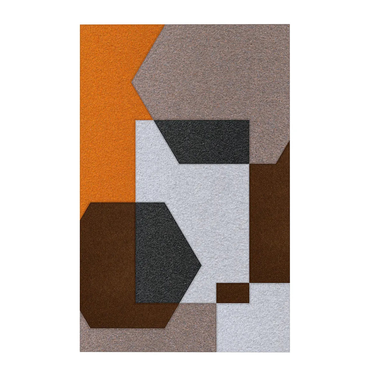 Acoustic Wall Art Panels SHAPES 5 ore swatch on white background Decormania eu