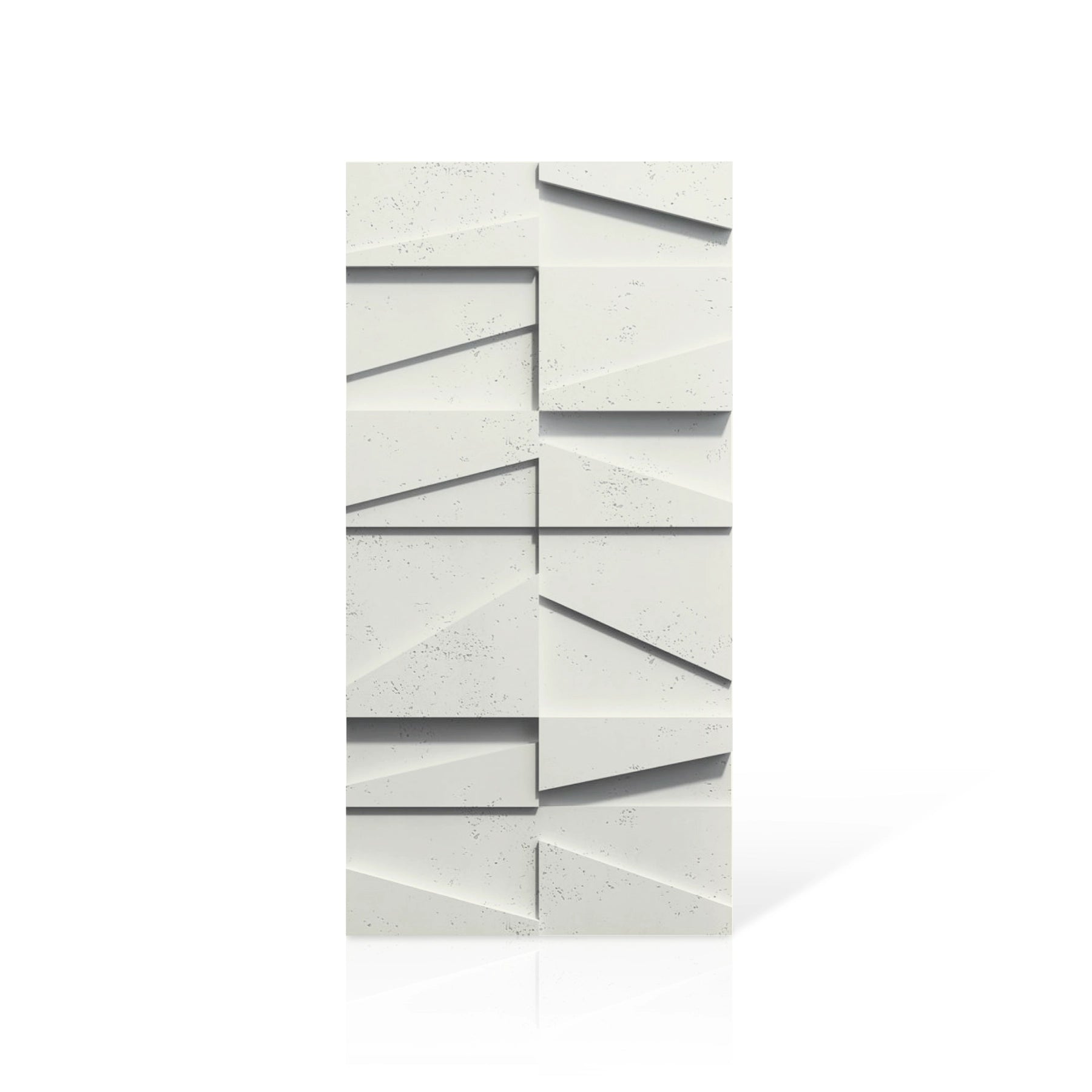 3D Concrete Wall Panels MULTI BOOKCASE colour swatch on white background DecorMania.eu