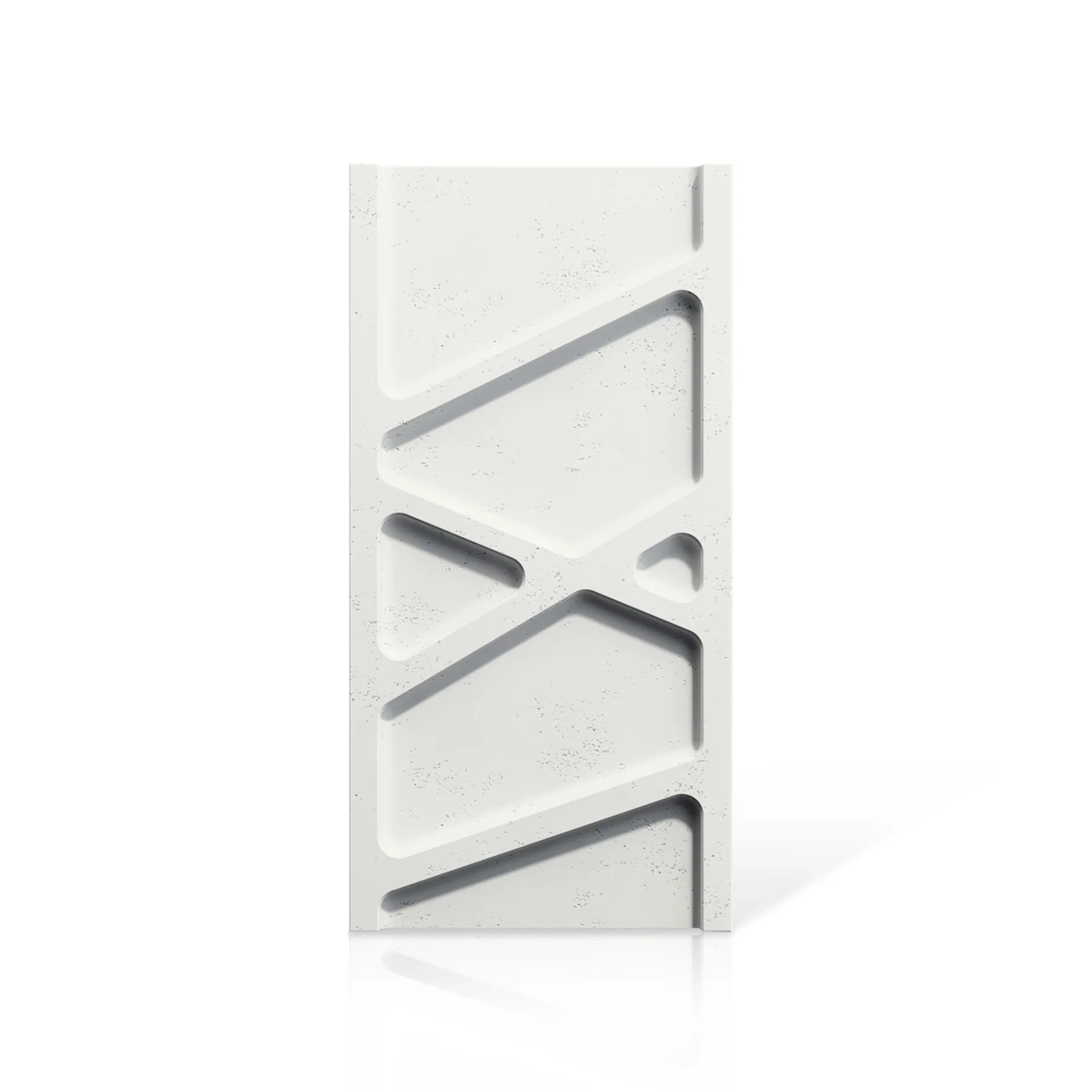 3D Concrete Wall Panels PARALELL colour swatch on white background DecorMania.eu