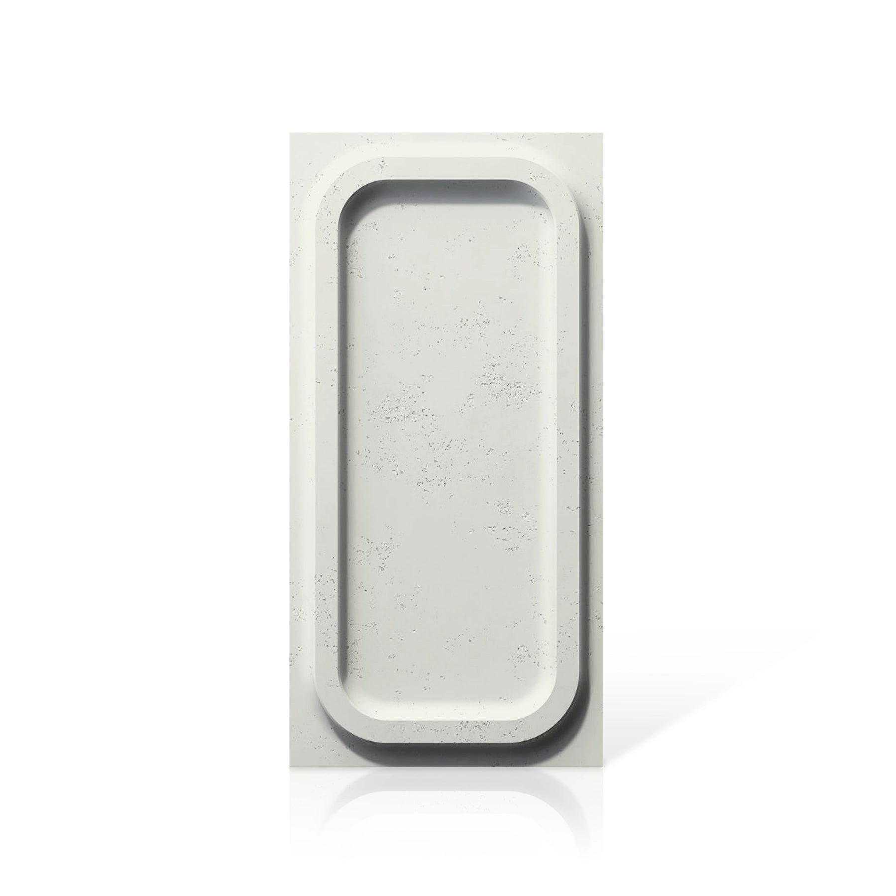 3D Concrete Wall Panels PORTHOLE colour swatch on white background DecorMania.eu