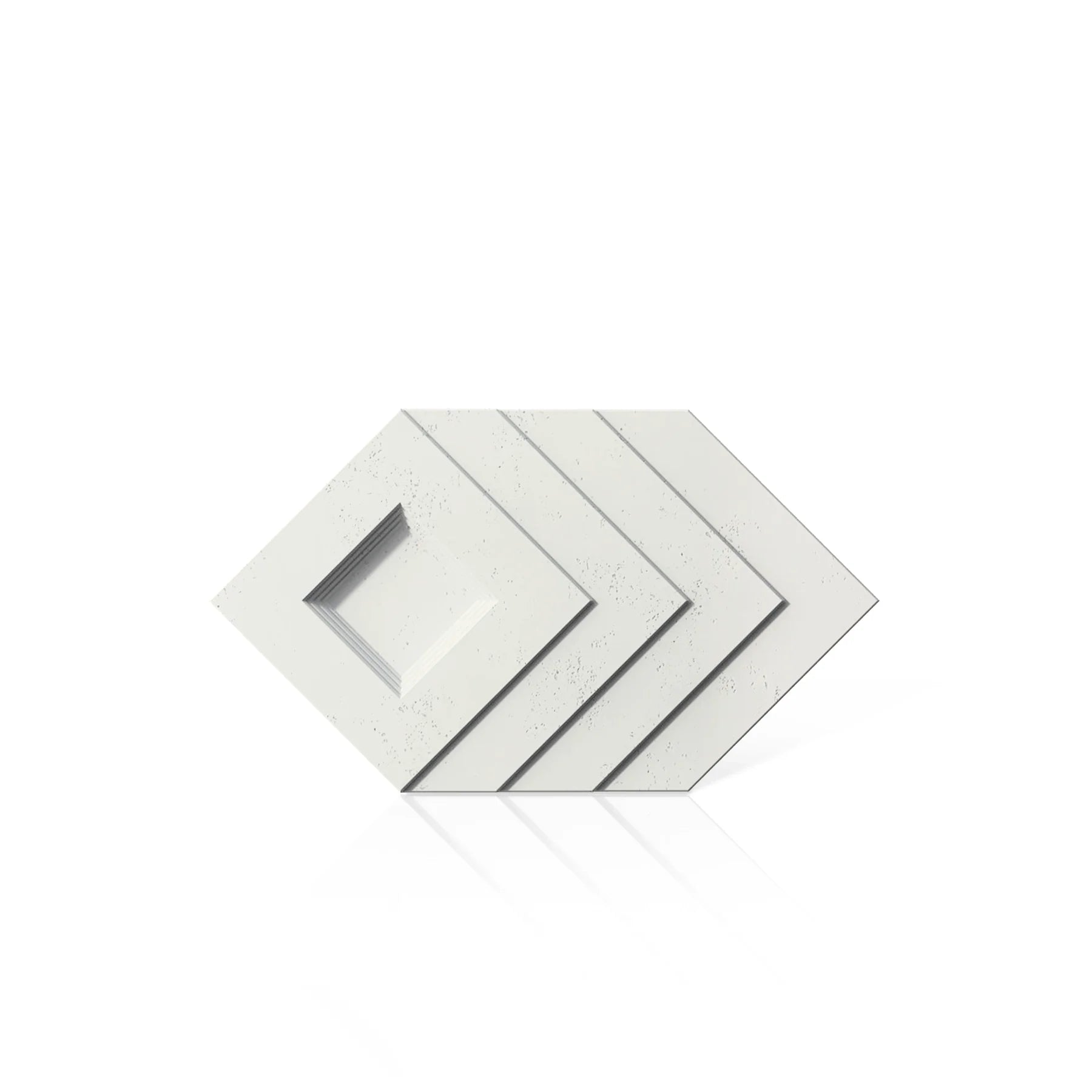 3D Concrete Wall Panels SHADOW colour swatch on white background DecorMania.eu