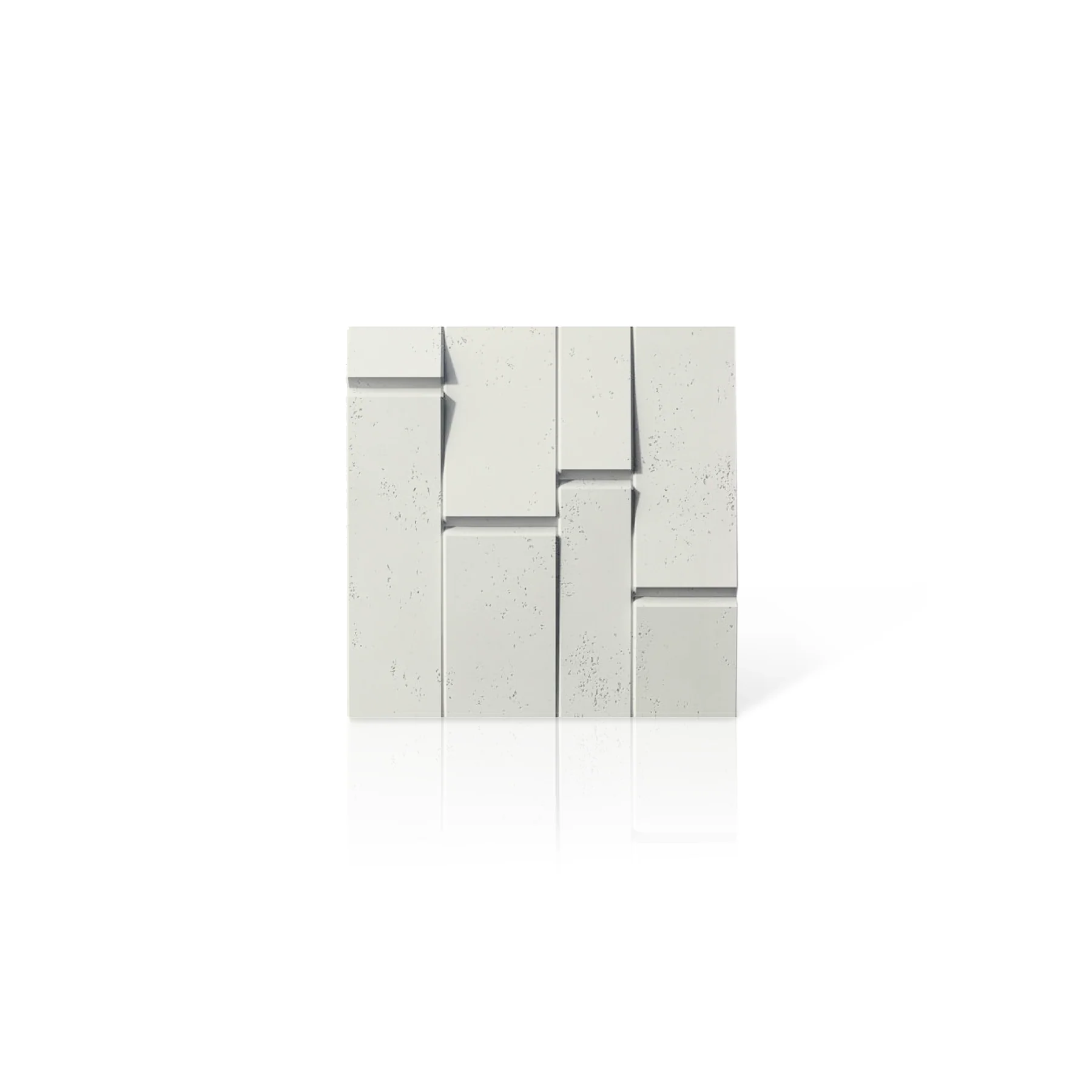 3D Concrete Wall Panels BREAK OUT colour swatch on white background DecorMania EU
