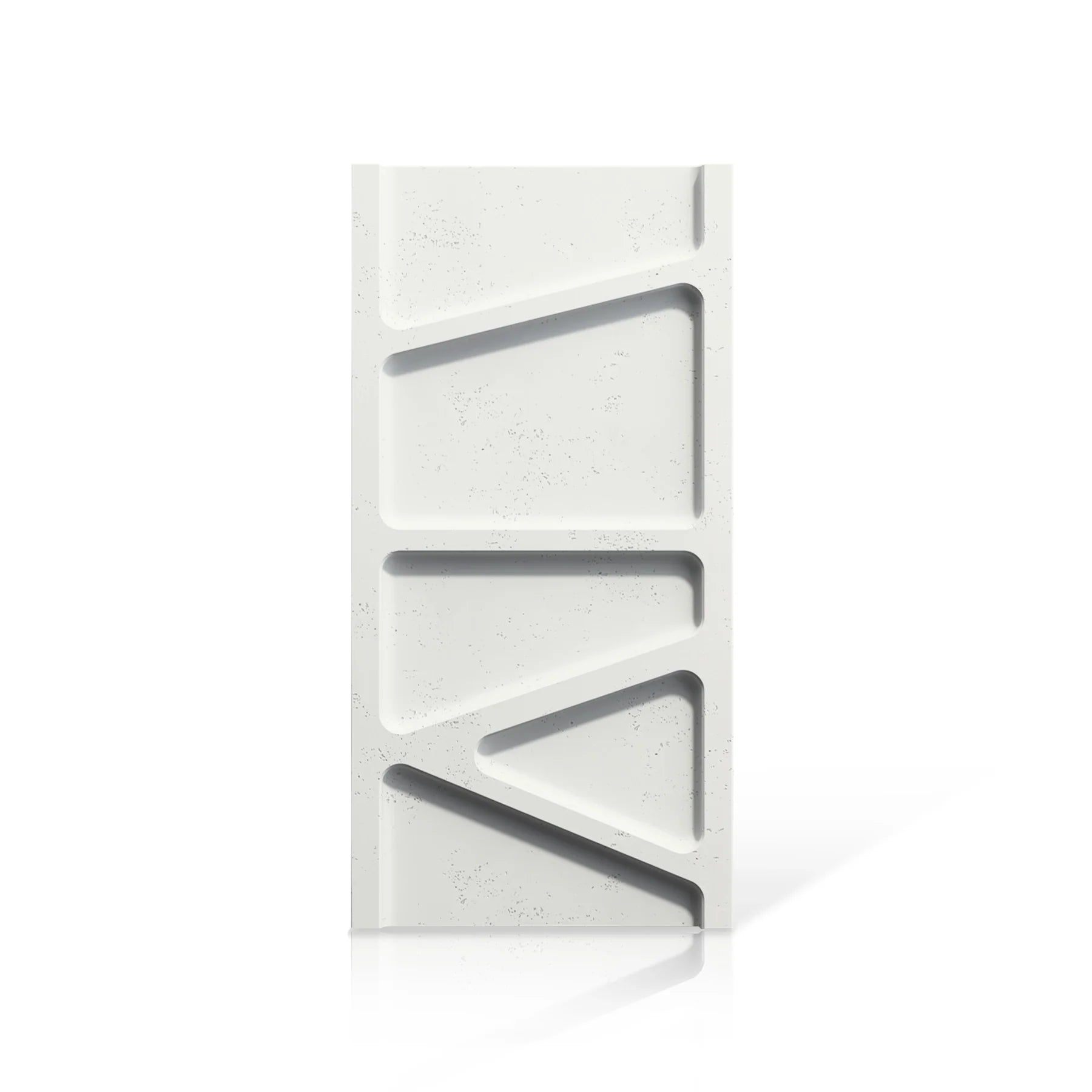 3D Concrete Wall Panels PARALELL colour swatch on white background DecorMania.eu