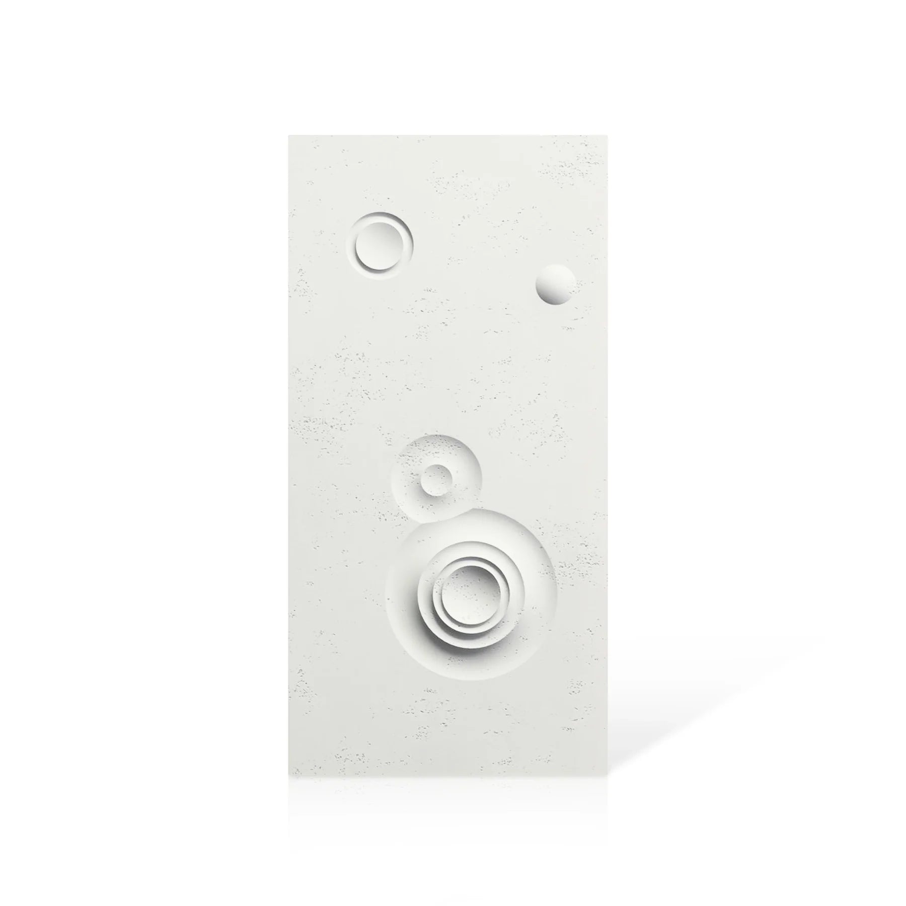 3D Concrete Wall Panels MOONS Models C&D colour swatch on white background DecorMania.eu