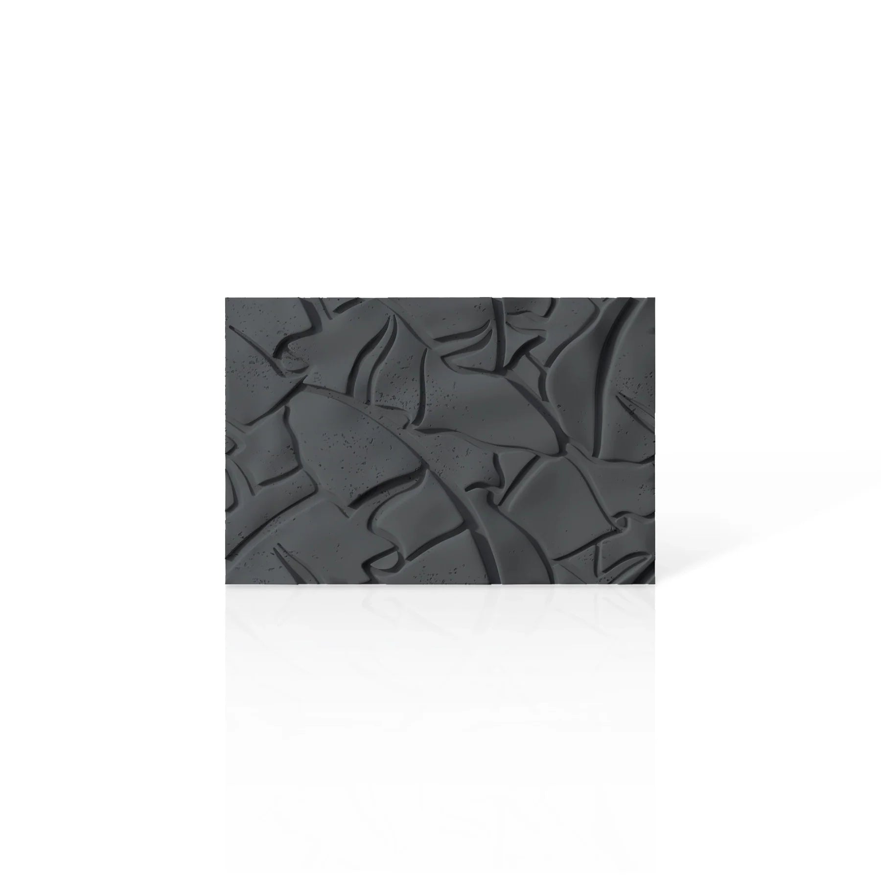 3D Concrete Wall Panels LEAF colour swatch on white background DecorMania.eu