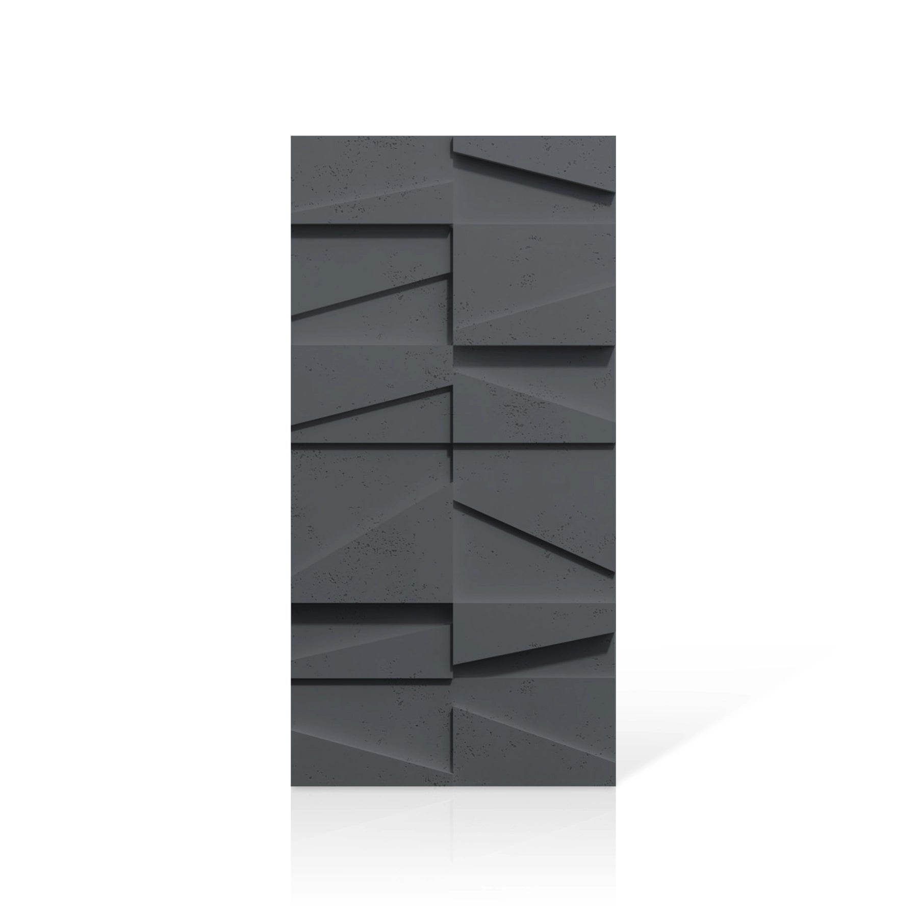 3D Concrete Wall Panels MULTI BOOKCASE colour swatch on white background DecorMania.eu