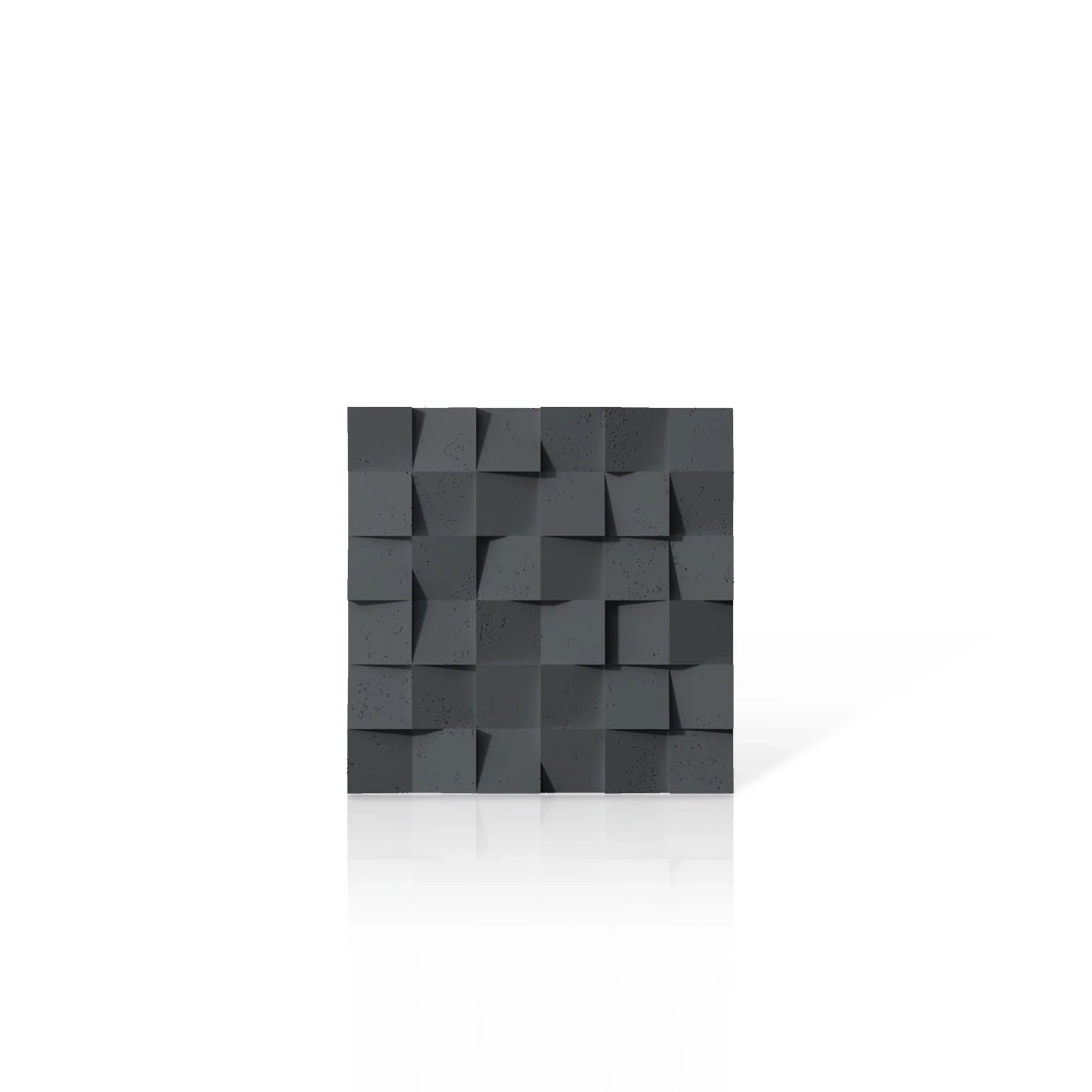 3D Concrete Wall Panels MULTISQUARES colour swatch on white background DecorMania eu