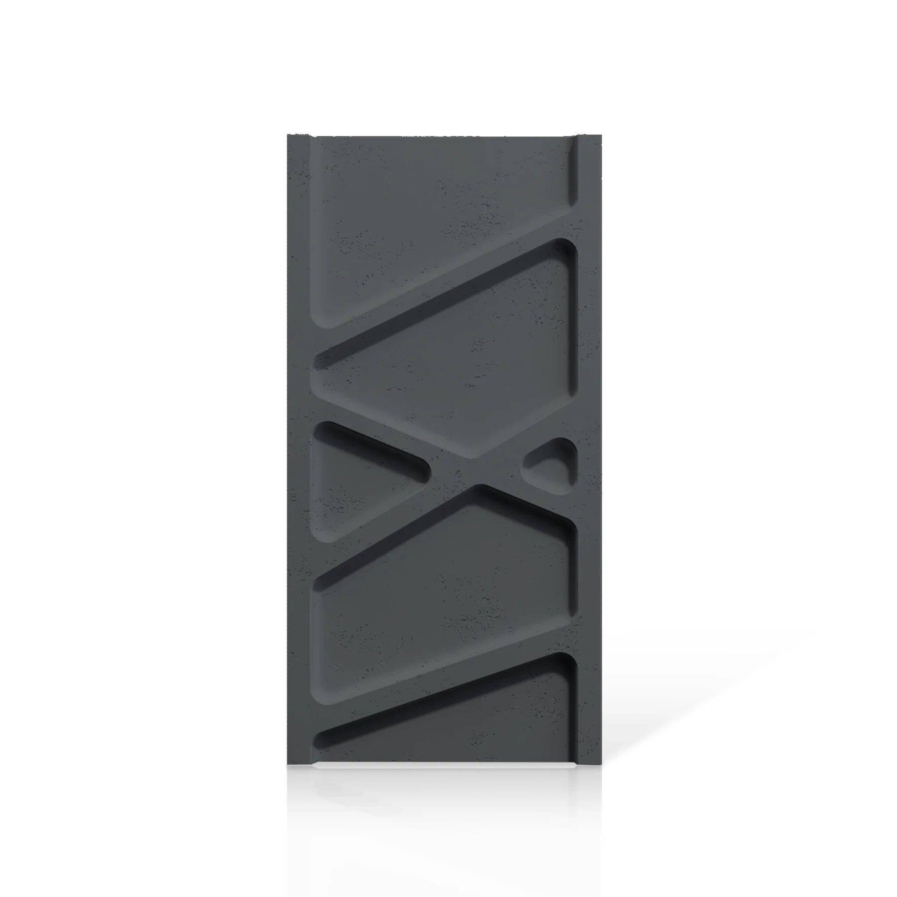 3D Concrete Wall Panels PARALELL colour swatch on white background DecorMania.eu