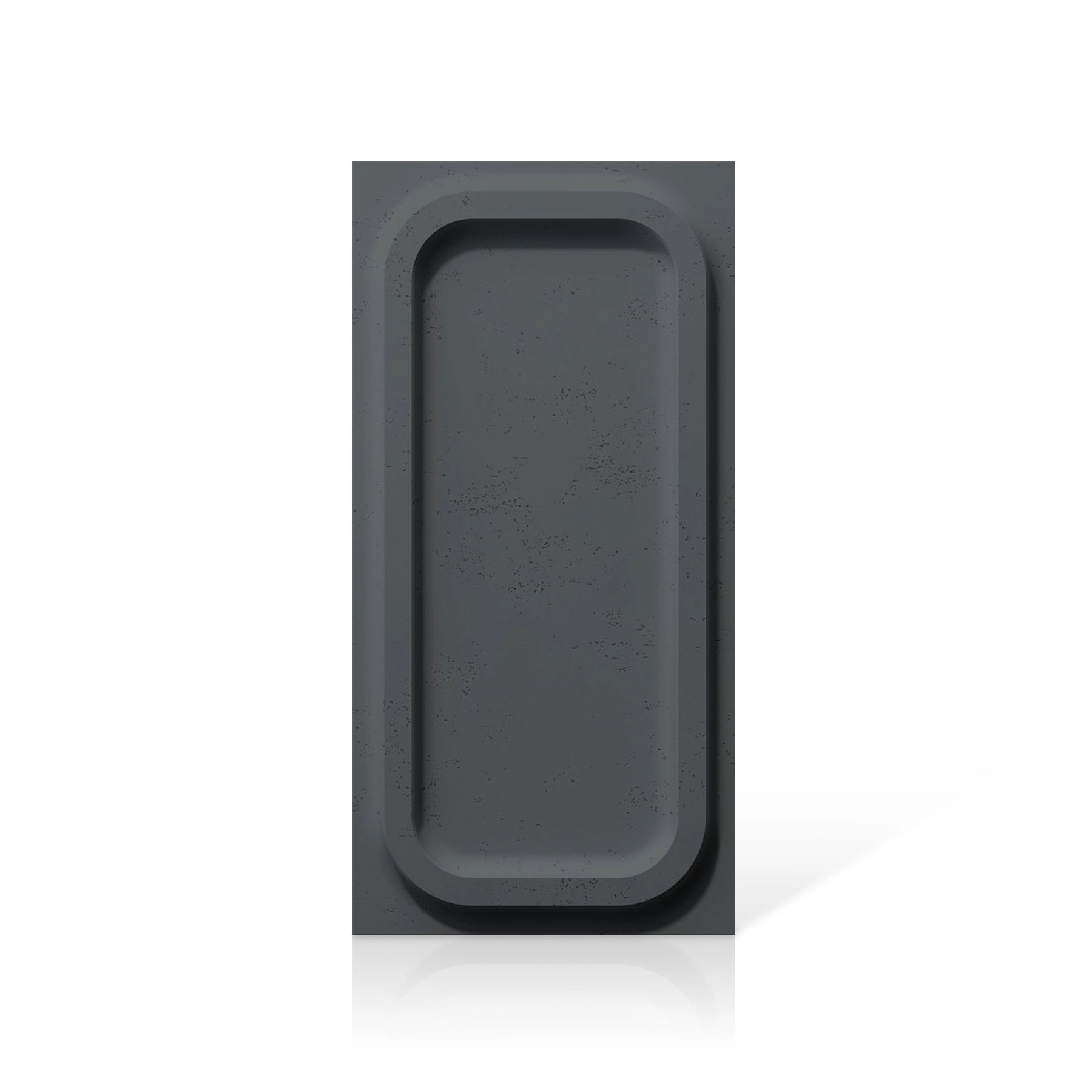 3D Concrete Wall Panels PORTHOLE colour swatch on white background DecorMania.eu