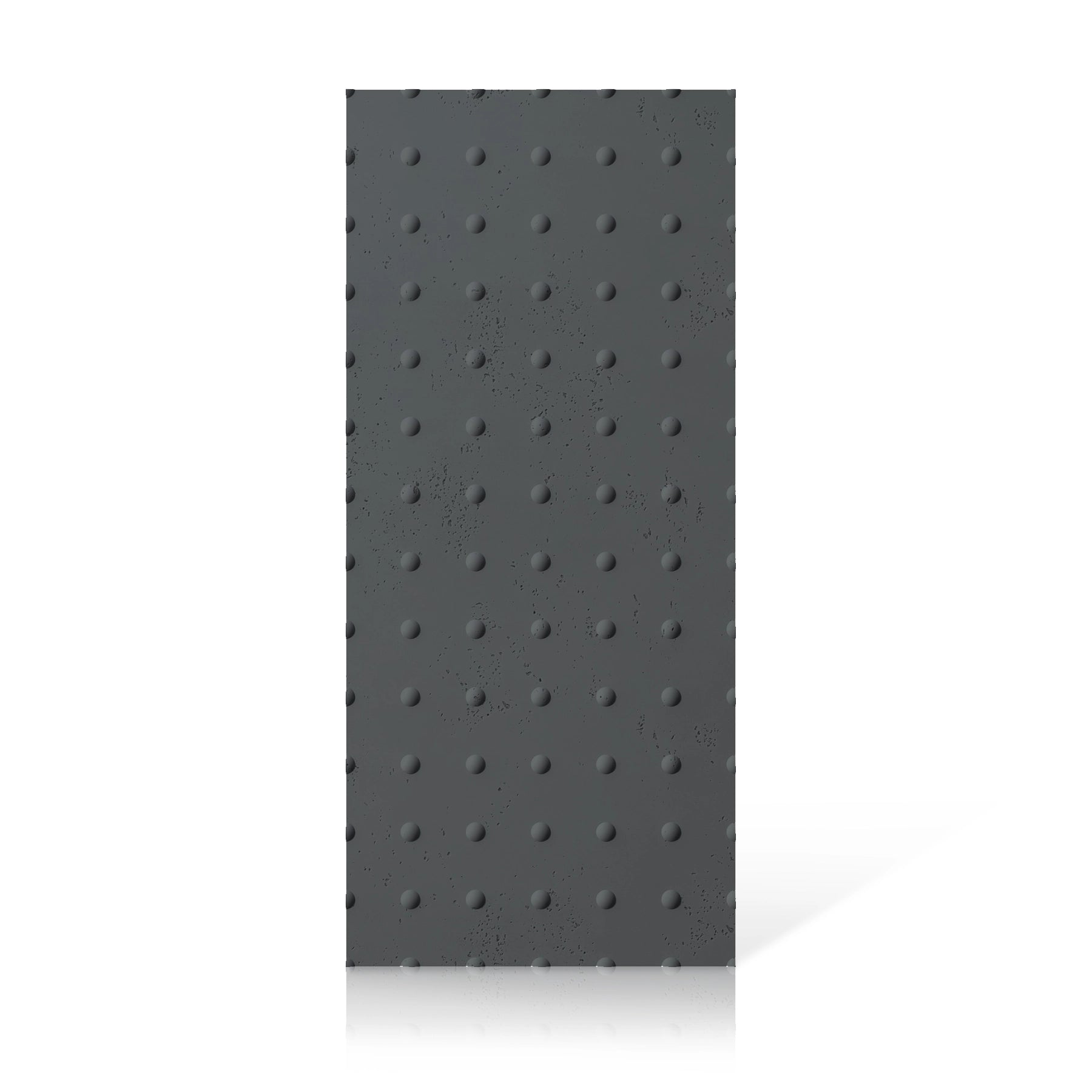 3D Concrete Wall Panels STEEL DOTS colour swatch on white background DecorMania.eu