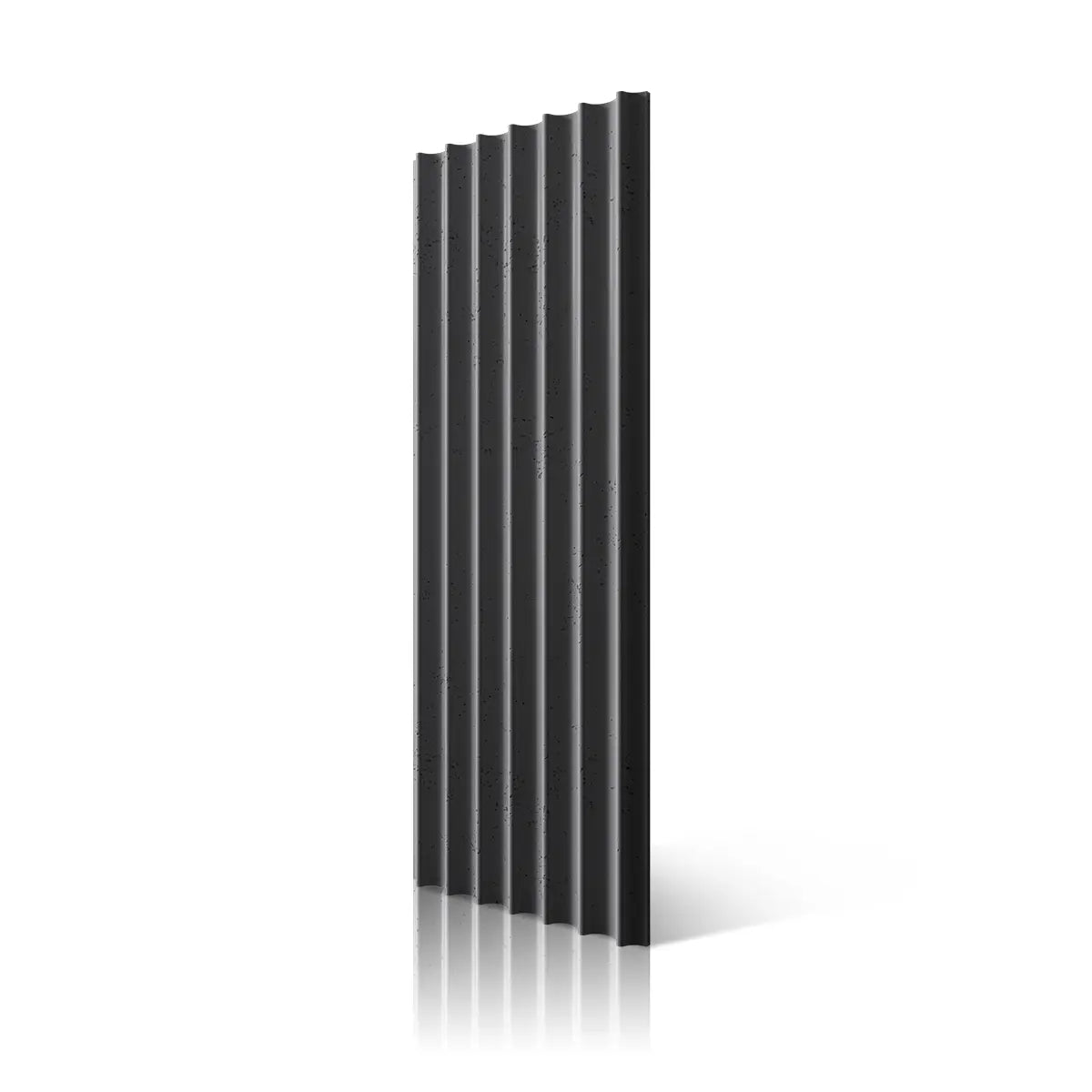 3D Concrete Wall Panel GROOVER S colour B15 on white background DecorMania.eu
