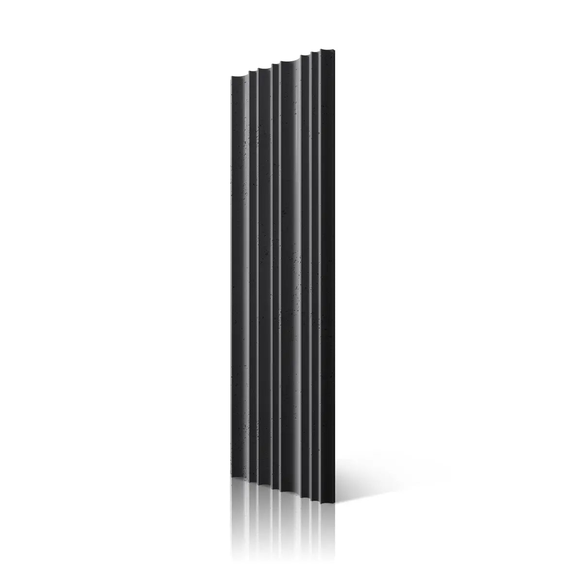 3D Concrete Wall Panel STRIPES B15 colour on white background DecorMania.eu