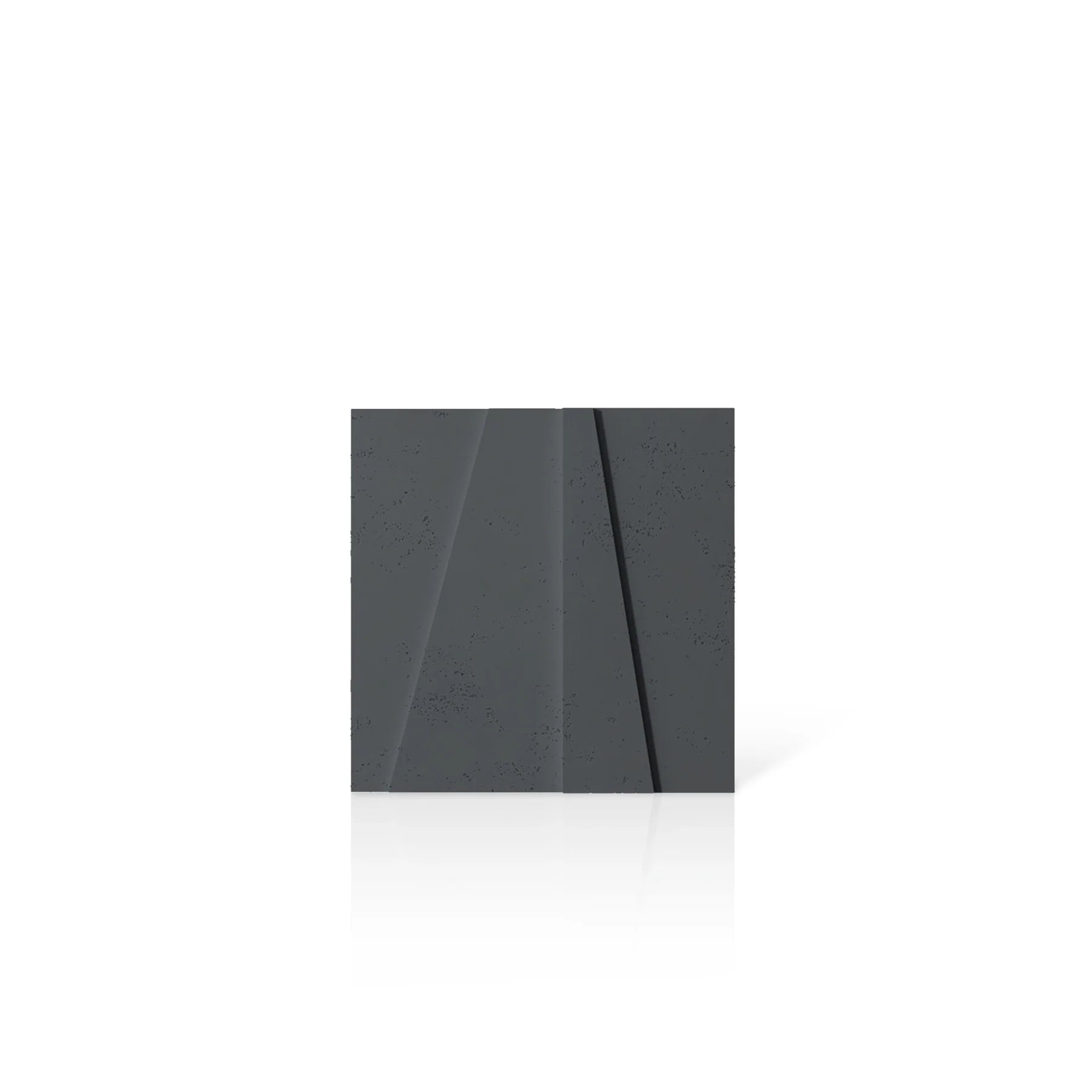 3D Concrete Wall Panels BOOKCASE colour swatch on white background DecorMania.eu