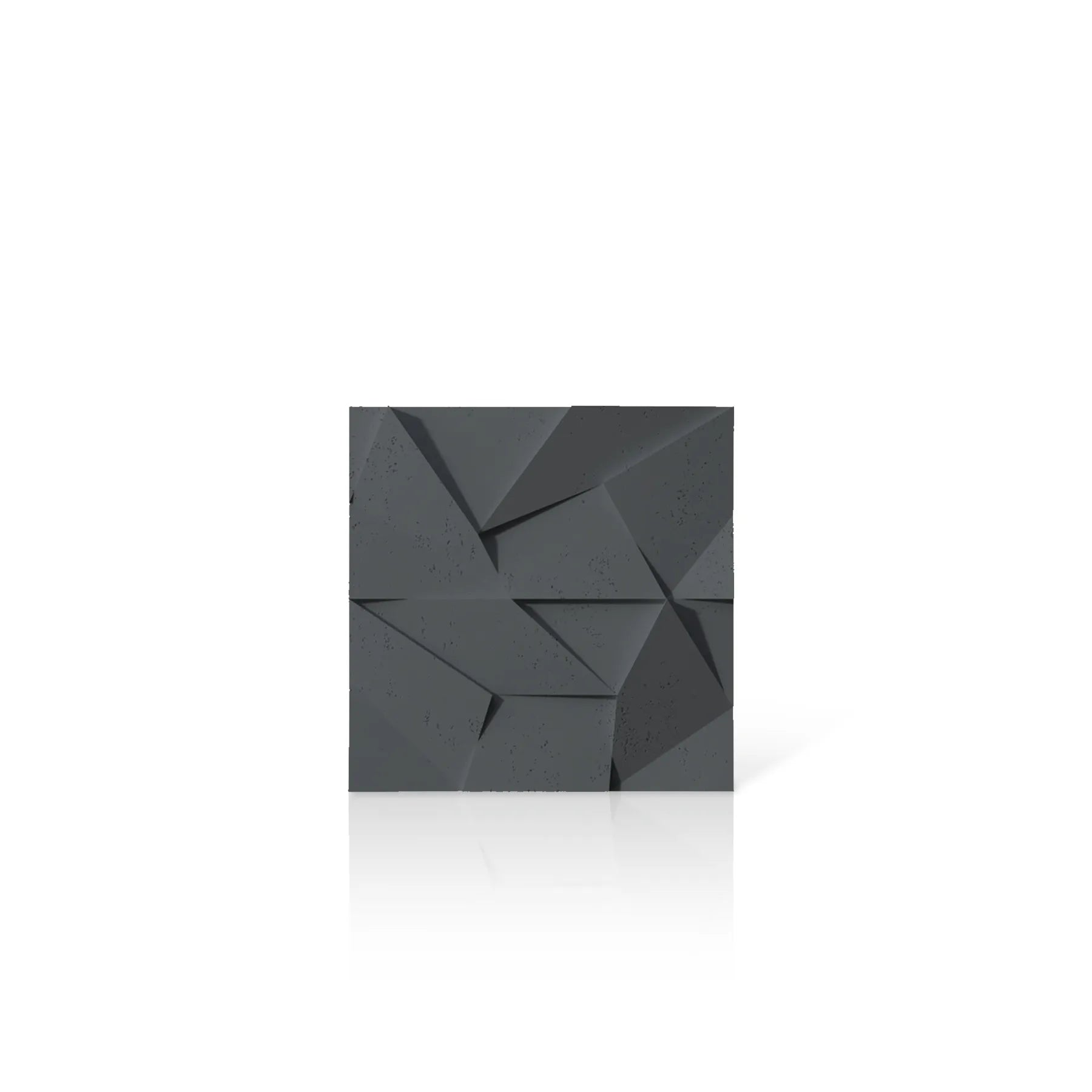 3D Concrete Wall Panels MULTICRYSTAL colour swatch on white background DecorMania EU