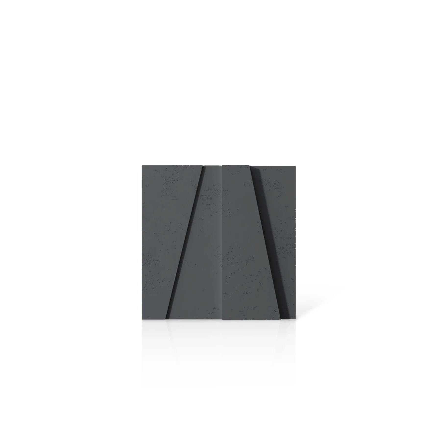 3D Concrete Wall Panels BOOKCASE colour swatch on white background DecorMania.eu